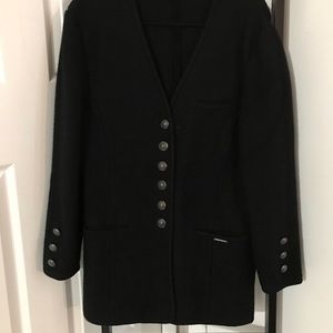 Black Wool Blazer